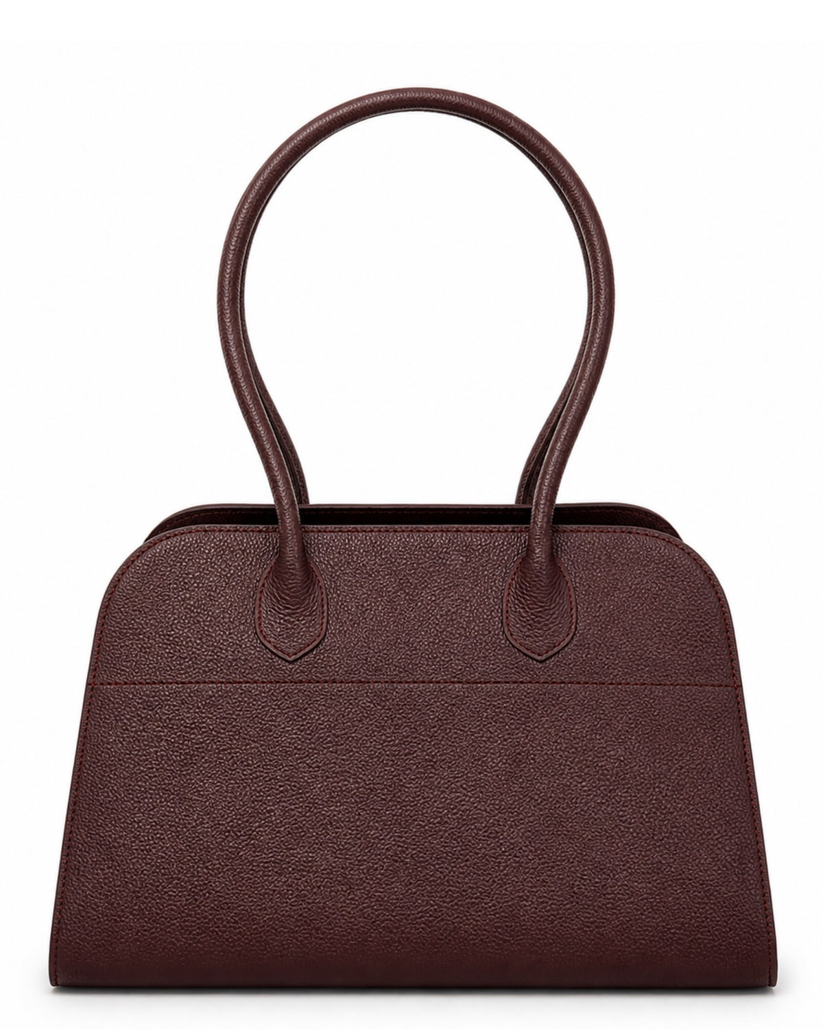 The Bridge Burgundy Leather Handbag | WAIR Studio