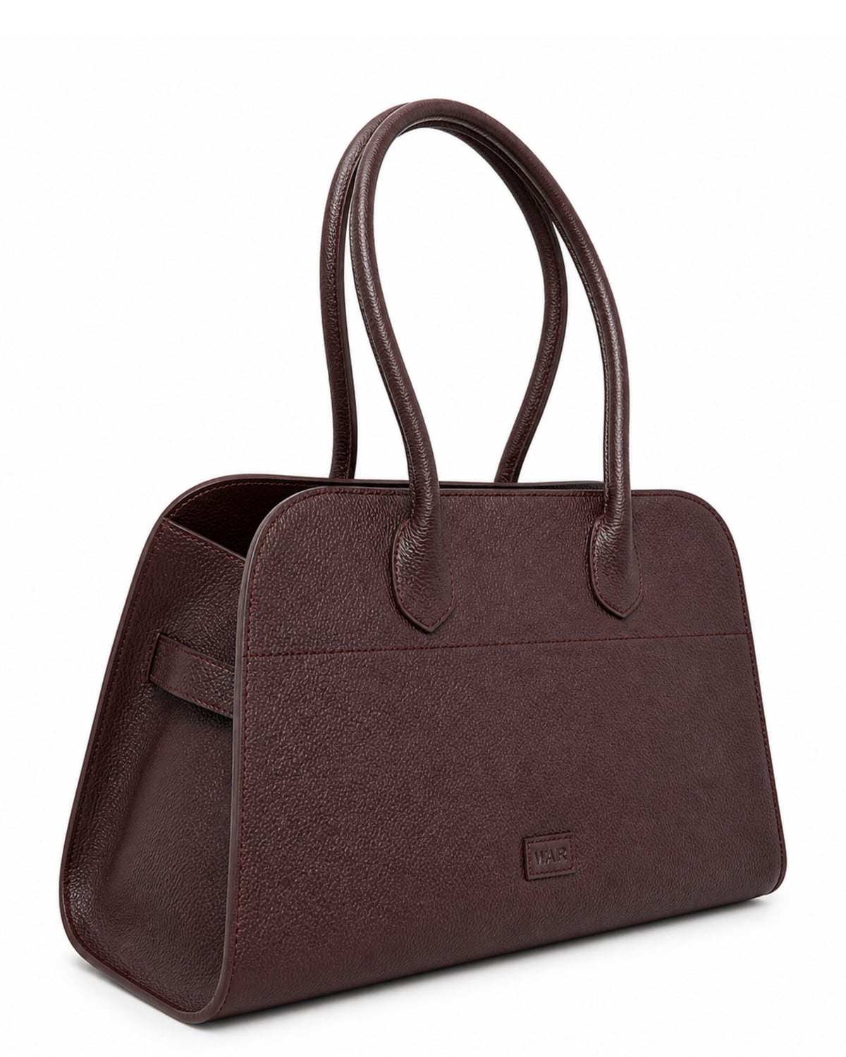 The Bridge Burgundy Leather Handbag | WAIR Studio