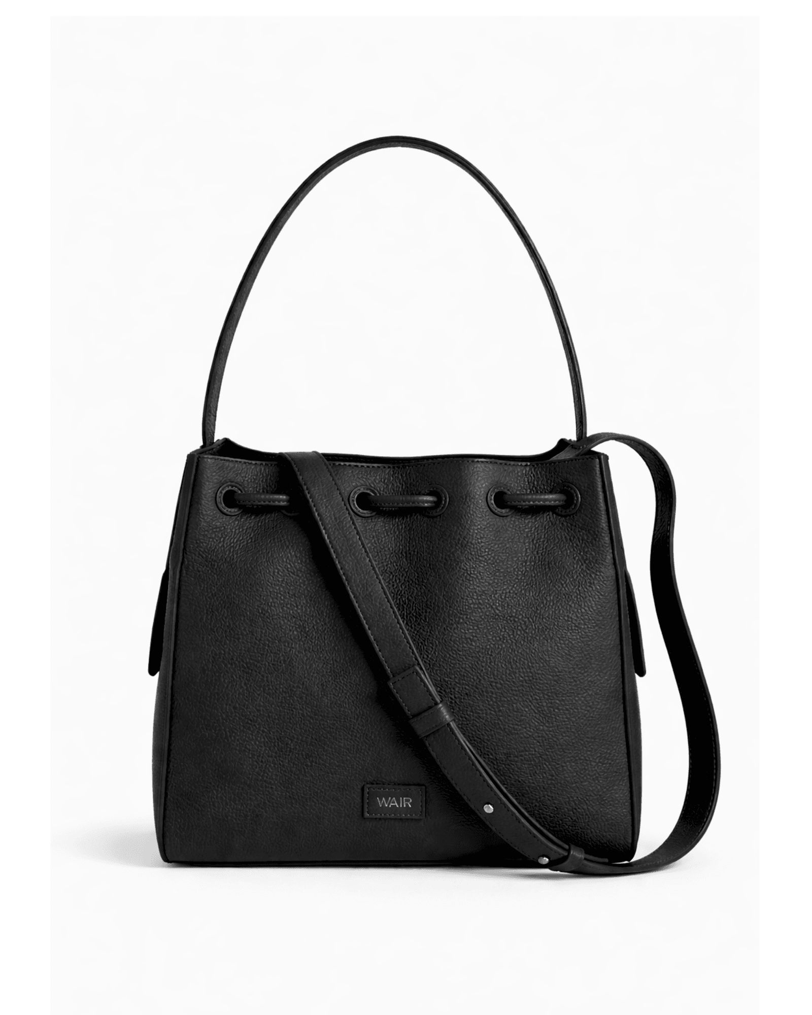 The Cove Onyx Leather Handbag | WAIR Studio